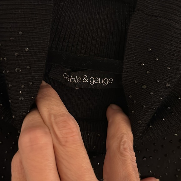 { Not for sale } Cable & gauge long sweater and leggings set - Picture 4 of 8